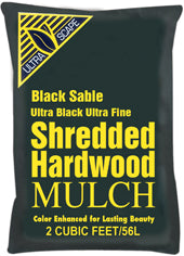 Hardwood Ultra Black Mulch-2 cu. ft. bags
